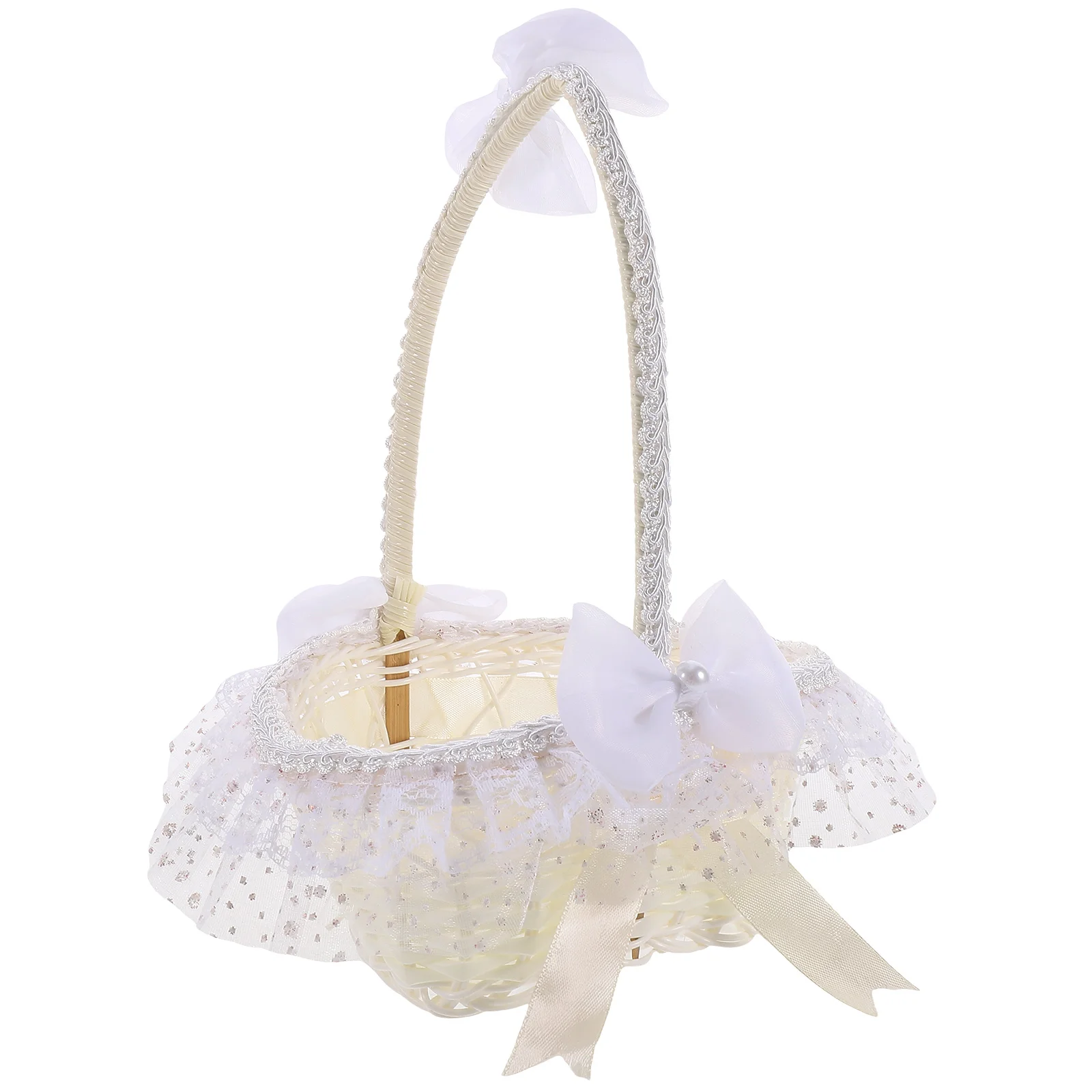 

1pc Petal Basket Shaped Wedding Baskets Red Plastic Lilac Outdoor Girls Banquet Party Heart-Shaped Flower Basket Storage