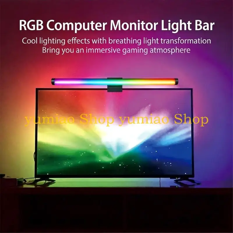 587B LED Monitor Light Bar Monitor Hanging Light Touchable Replacement for Computer