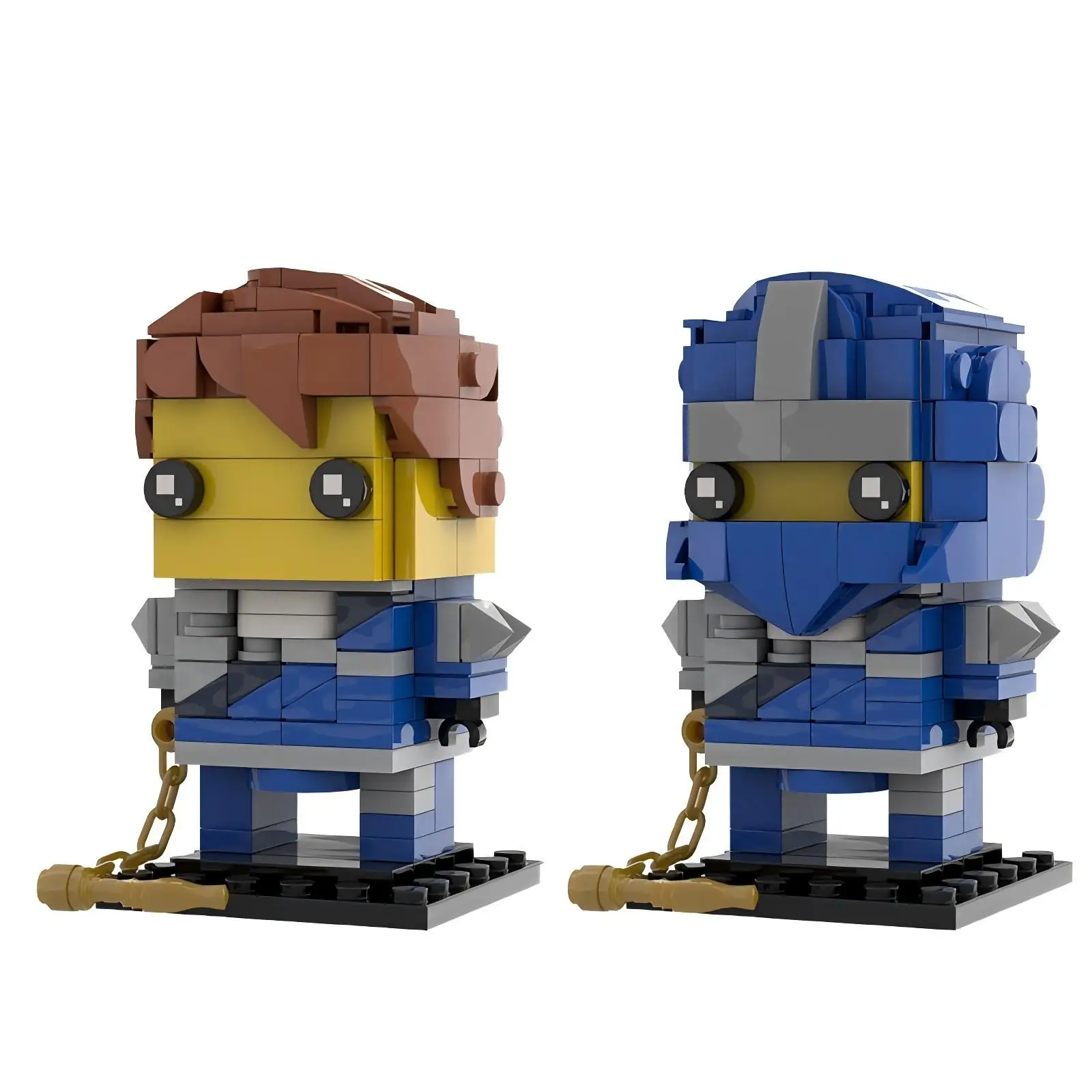 MOC أفكار الرسوم المتحركة فيلم عمل الشكل Bricksheadz Ninjaed كاي لويد كول اللبنات نموذج لتقوم بها بنفسك لعبة تجميع الأطفال هدية