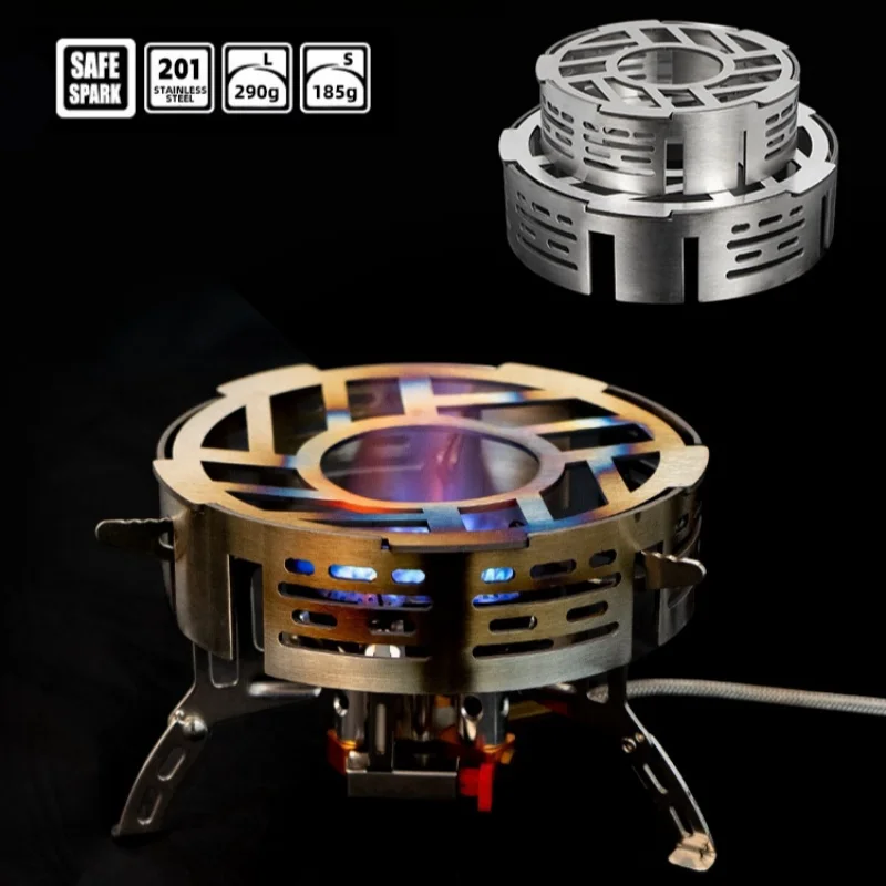 Card Stove Windproof Cover Outdoor Portable Camping Equipment Camping Stove Heat Gathering Windproof Board Stove Windproof Ring