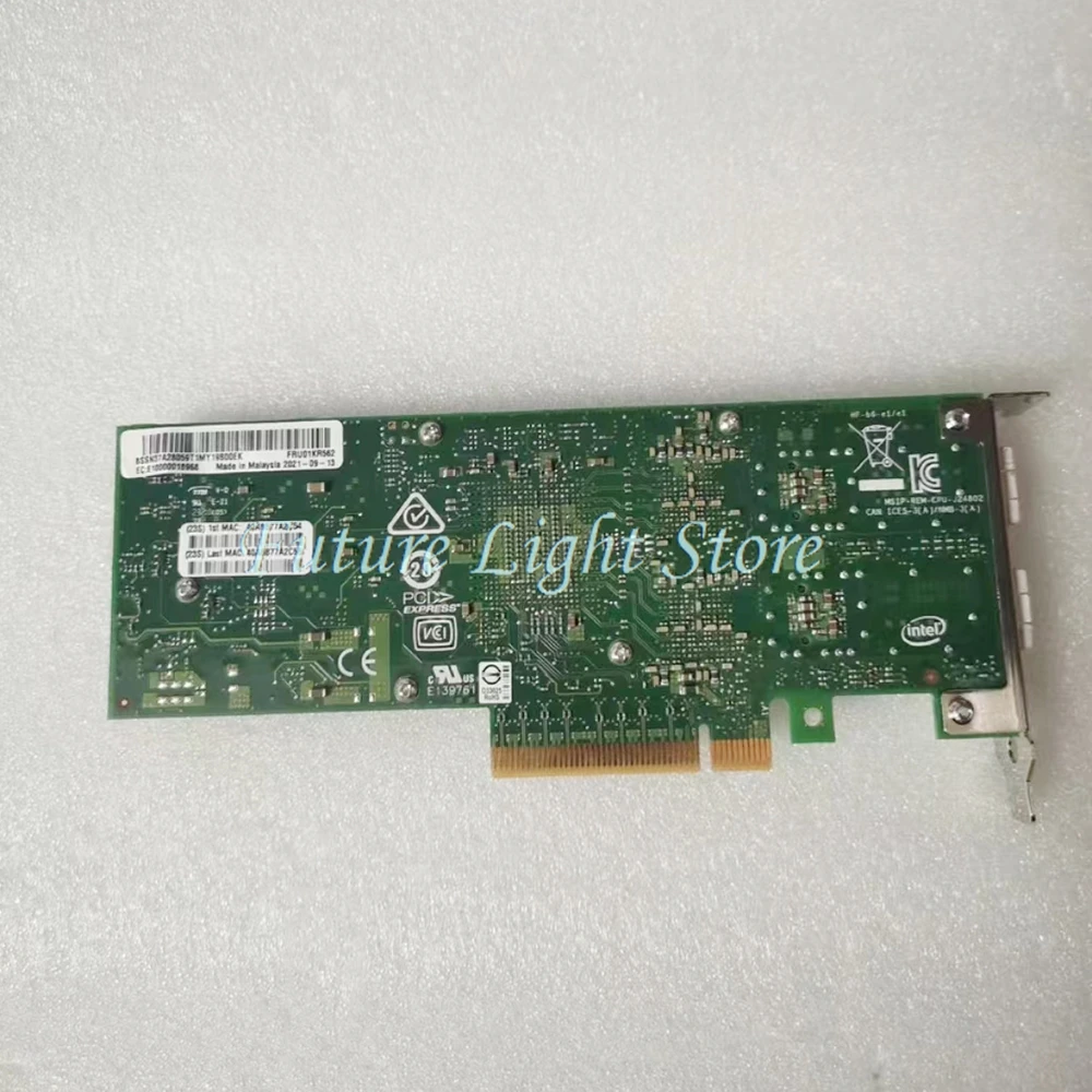 

Двухпортовая оптическая сетевая карта 10G/25Gb 01KR562 J57972 XXV710-DA2