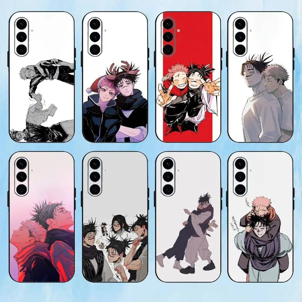 

Anime Boy C-Choso And Yuuji Jujutsu Kaisen Phone Case For Samsung Galaxy A73,A72,A71,A70,A53,A52,A51,Others Soft Black Cover