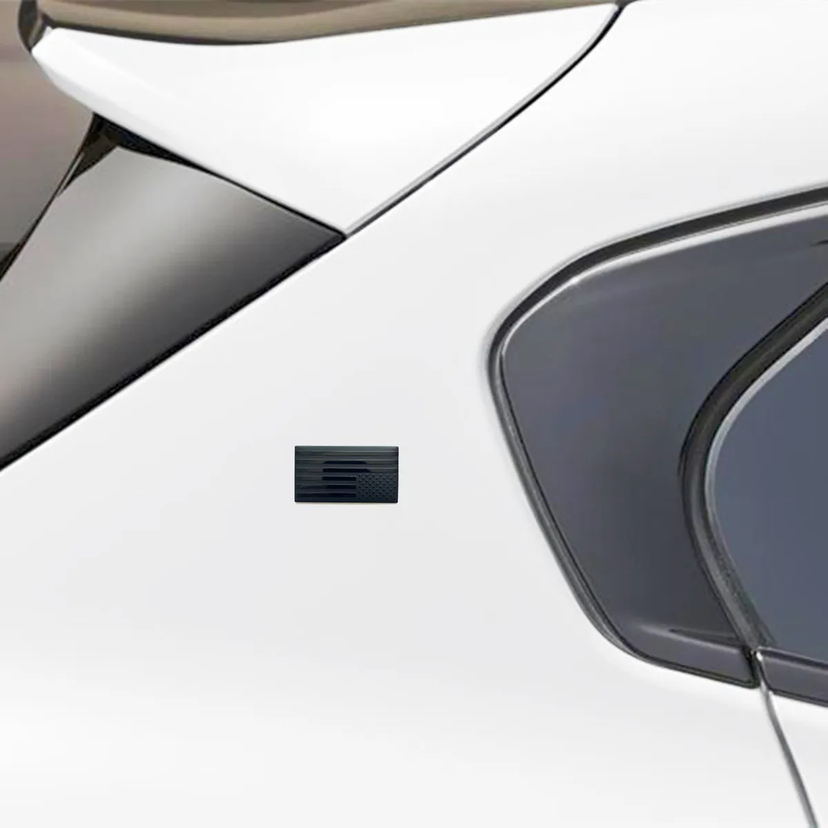 2 قطعة شعارات الولايات المتحدة الأمريكية العلم الوطني سيارة ملصق سيارة جذع شعار معدني شارة ملصق لاصق لامع ورائع للسيارات والدراجات النارية والدراجات #5