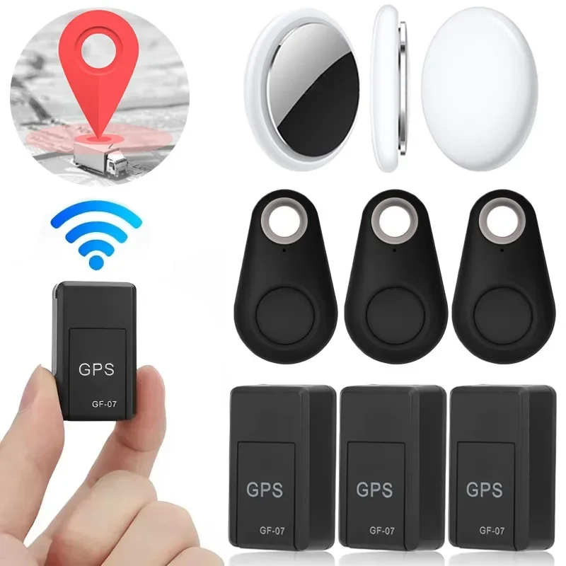 1/2/3pcs Car Mini GPS Tracker Anti-Theft Locator Real Time Tracking SIM Positioner Magnetic Mount Anti-Theft Tracker GF-07