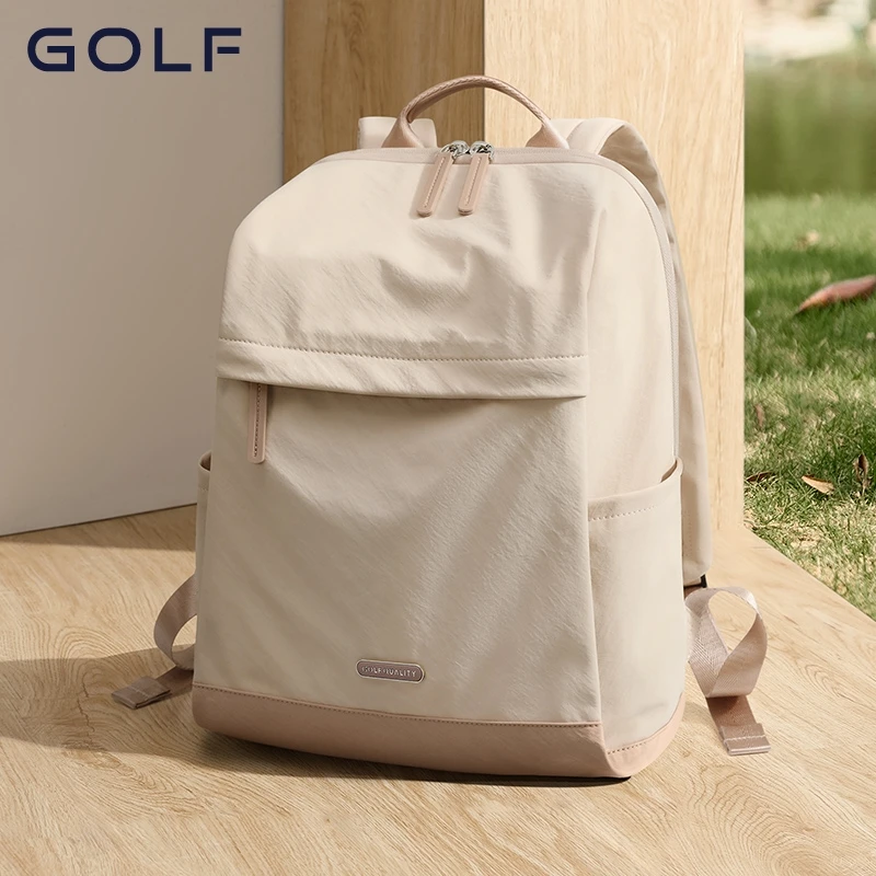 

GOLF 2025 New Fashionable Large Capacity 14” Travel Backpack Waterproof Schoolbag Lightweight Shoulder Bag for Business Trip