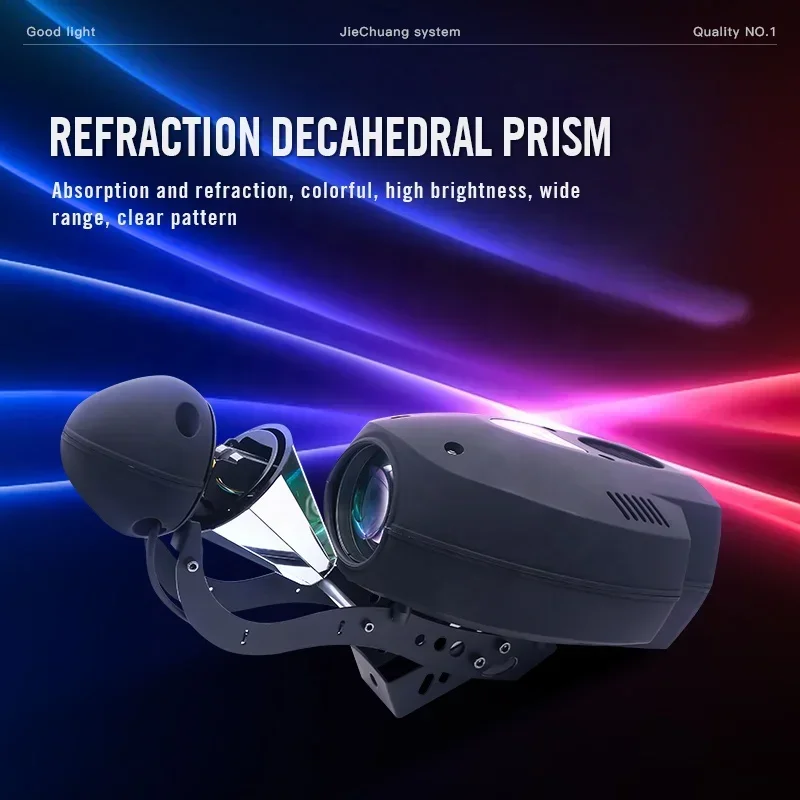 200w 5r Roller Scanner Beam Infinite Rotating Mirror Scanning Light For Night Disco Bar