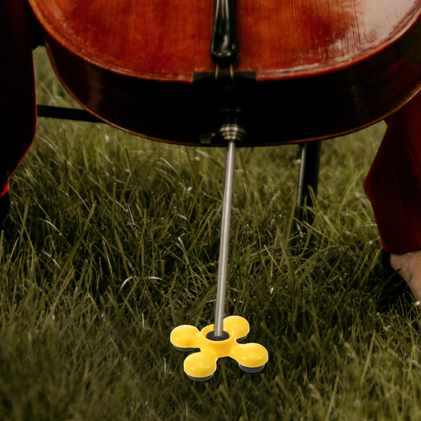 

Cello Endpin Holder Non-Slip Pad For Stable Playing Position Durable Cello Practice Performance Accessory Musical