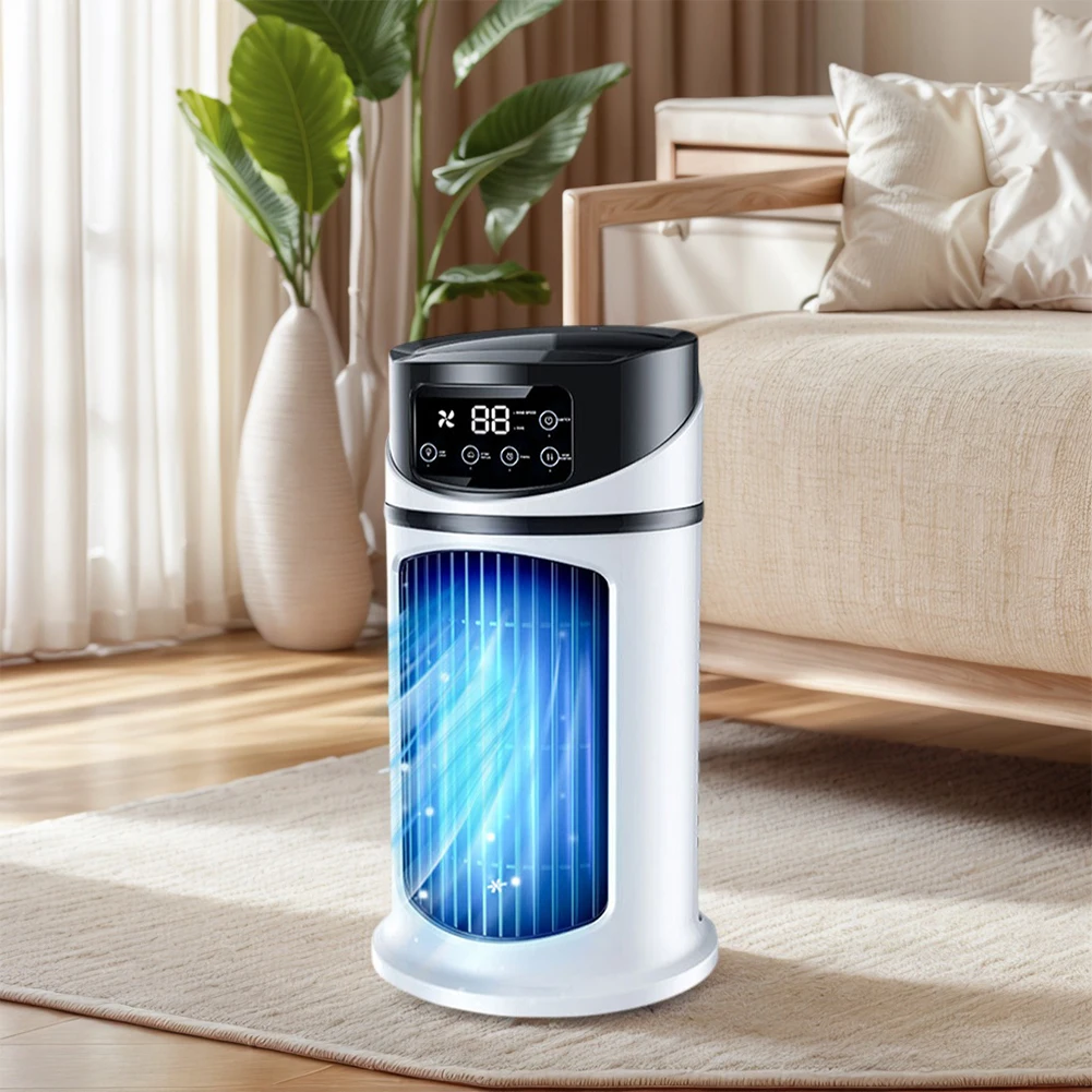 

3 in 1 Quiet Cooling Desk Fan 6 Speeds Options Circulation Wind Air Cooler Cooling Fan for Office Bedroom Desktop