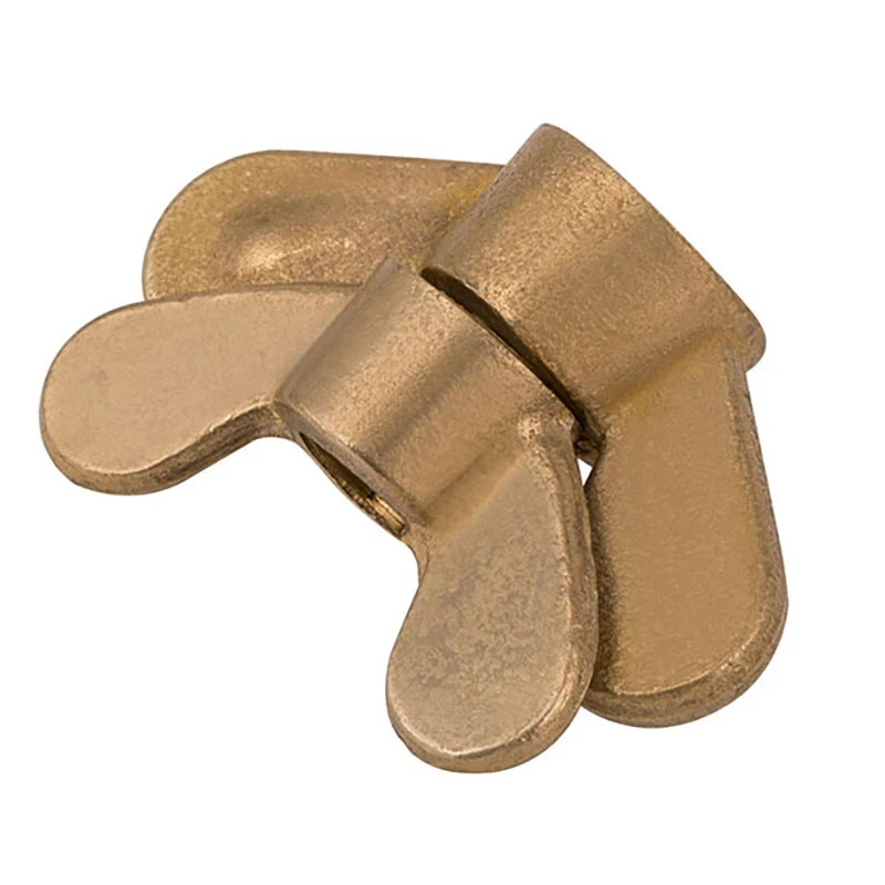 Brass Butterfly Nut Big Ear Copper Wing Nuts Hand Tightened Thumb Nut M3 M4 M5 M6 M8 M10 M12 Brass Winged Fastener