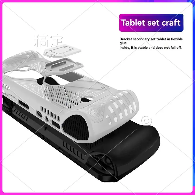 ATTT-TPU Protective Case With Stand For Asus ROG Ally X Game Console, Durable Cover Shell For Enhanced Gaming