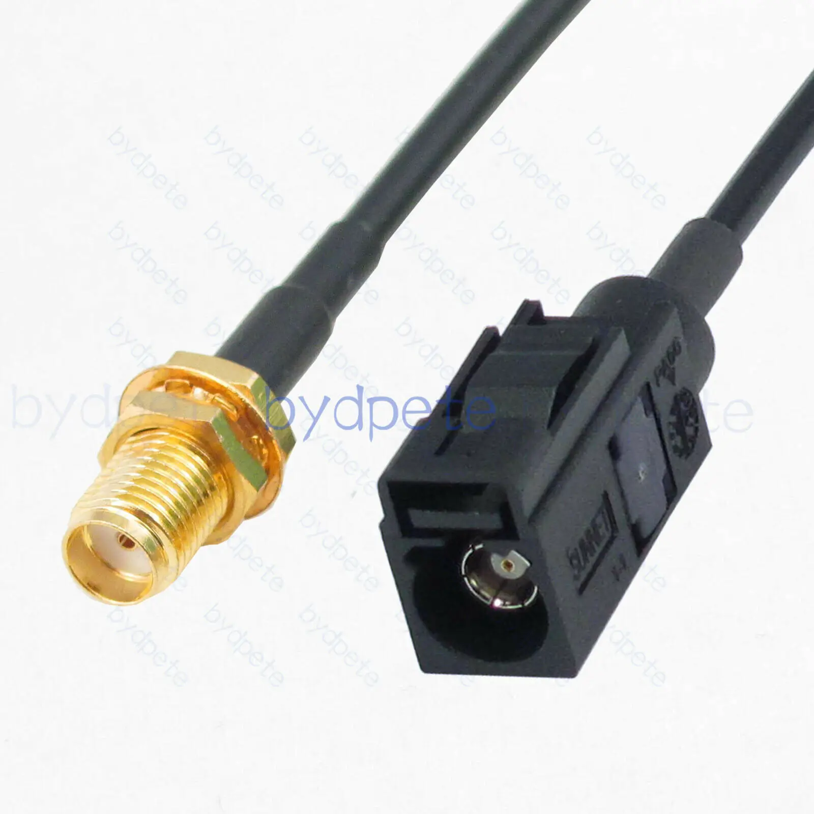 

Fakra-A to SMA female Black 9005 RG174 cable For Car GPS Antenna Wire WIFI Coax Jumper Pigtail Antenna Extension RF Coaxial