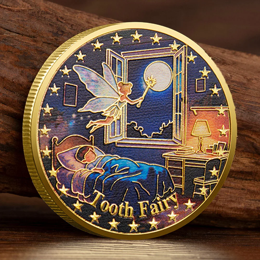 Tooth Fairy Thanks You for Sharing Souvenir Coin Gold Plated Sky Lighting The Way Collection Coin