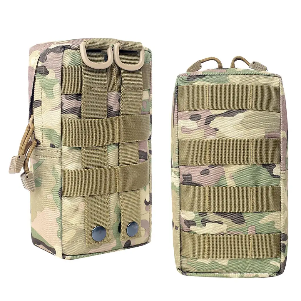 2 Pack Multi--Resistant Pouches, Tactical Backpack Accessory Bag, Small Utility Waist Bags for Hunting, Camping, Hiking