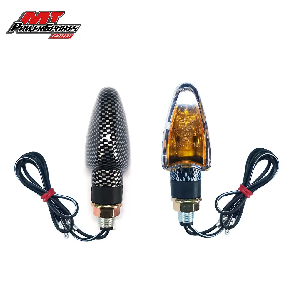 

2Pcs Universal Motorcycle Turn Signal Lights Blinker Indicator Flasher Lamp for Honda Kawasaki Suzuki Yamaha Harley