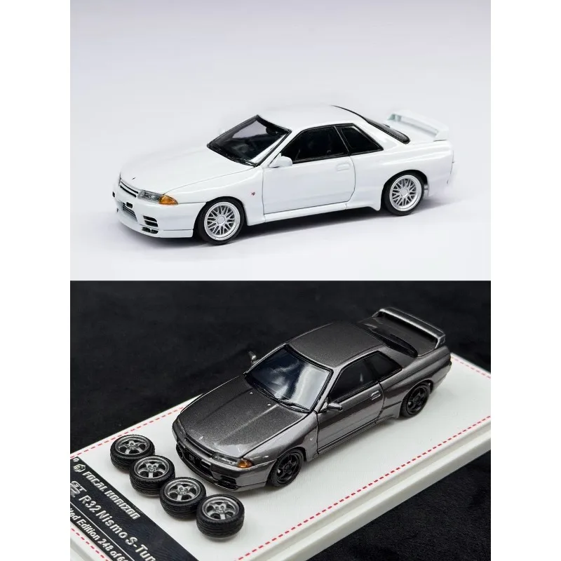 

Модель автомобиля из сплава Focal Horizon Nissan GTR R32 Nismo Ztune с открытой крышкой, игрушка для мальчиков, коллекционное украшение для взрослых.