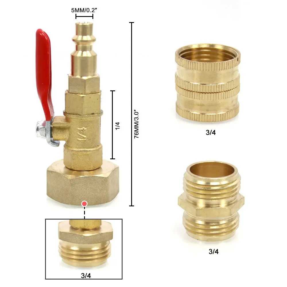 Winterize Blowout Adapter Kit with 1/4