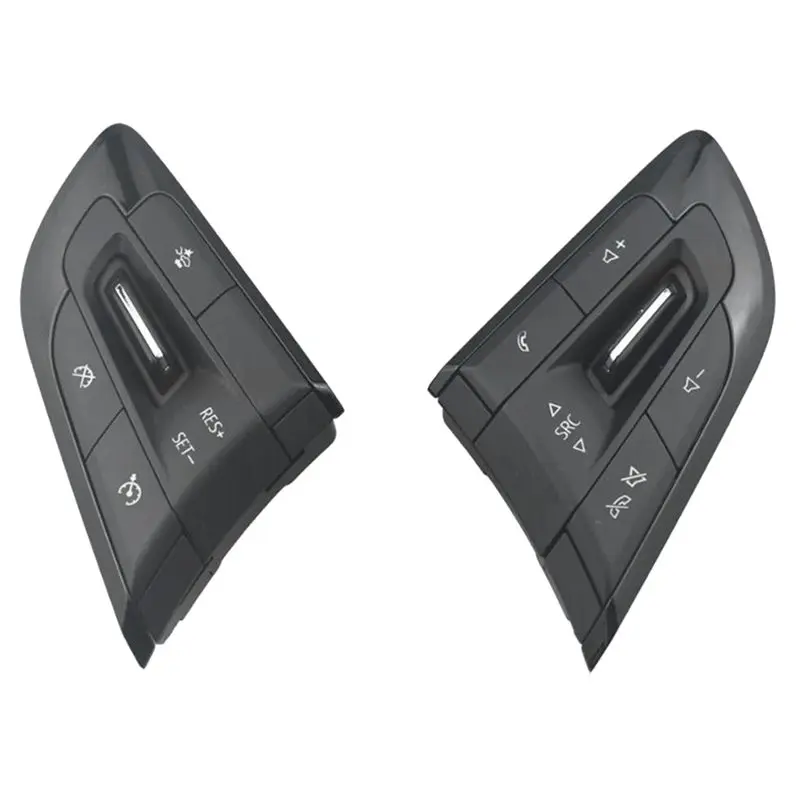 Cruise Switch Steering Wheel Control 1 Pair For TRAX Tracker 2019-2023 Multif Multifunctional Volume Phone Button Car-