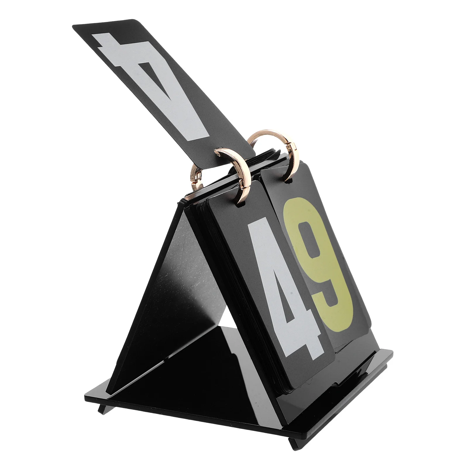 

2-Digital Desktop Flip Scoreboard Waterproof Large Number Score Keeper For Card Cornhole Basketball Tabletop Sports Portable