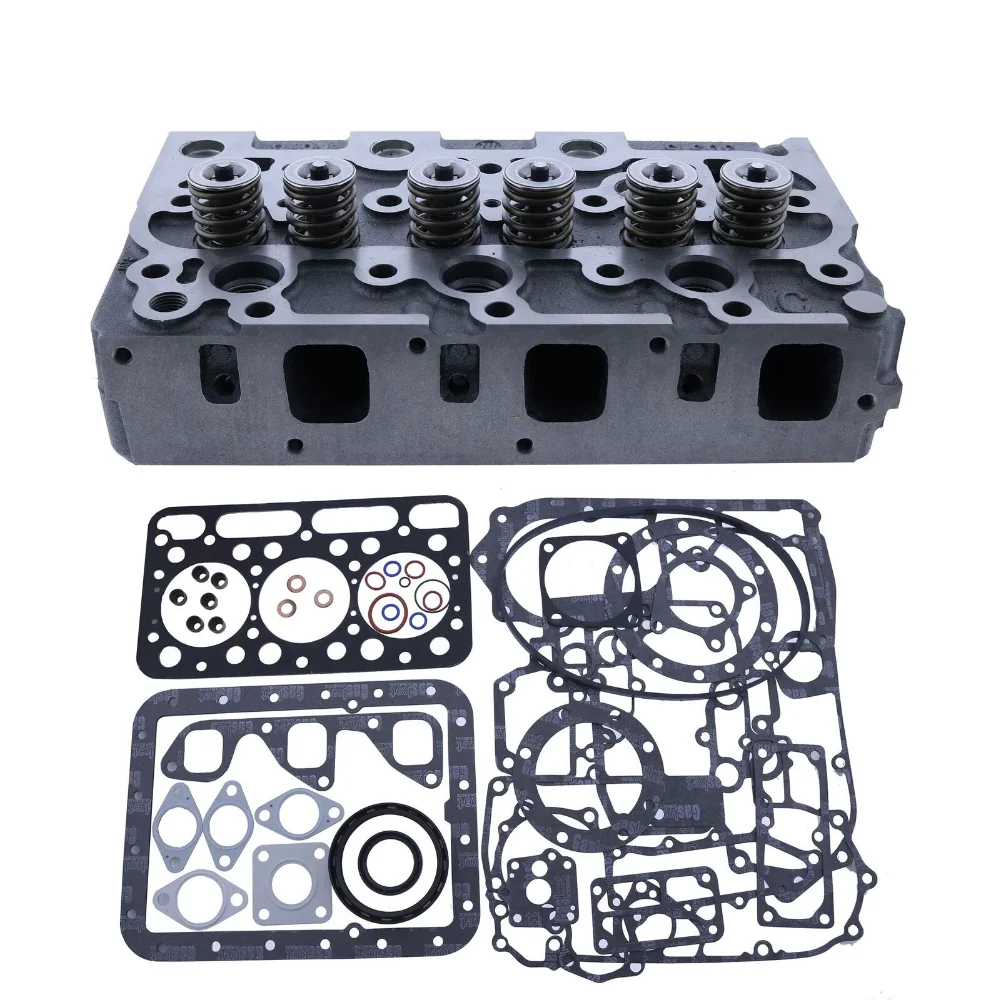 

D1402 Cylinder Head W/ Full Gasket for Kubota L2650DT &New Holland L455 Skid