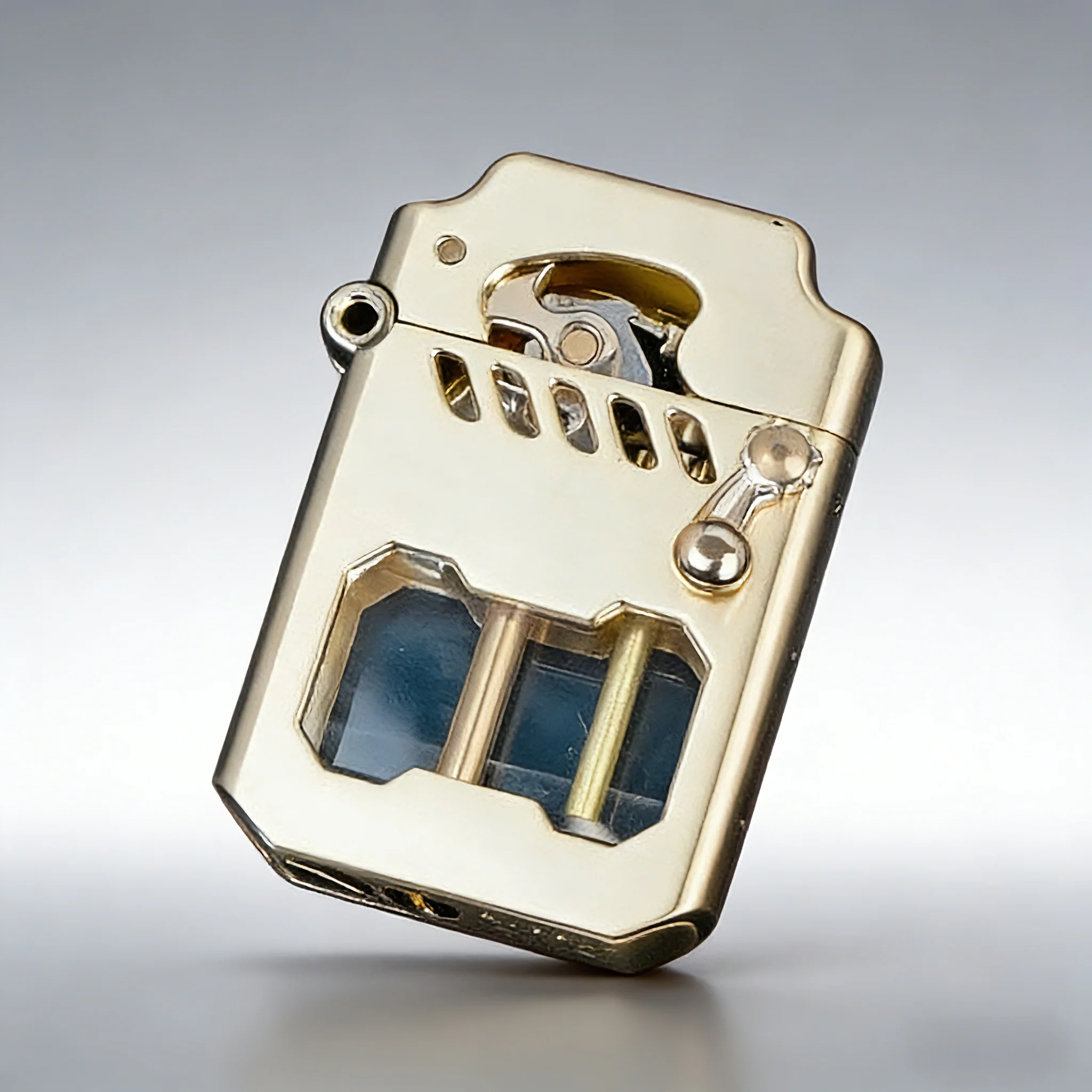 

ZORRO Z786 Mech Lighter, Transparent Tank Semi-Automatic Rocker Arm, Windproof Refillable Gift Collection