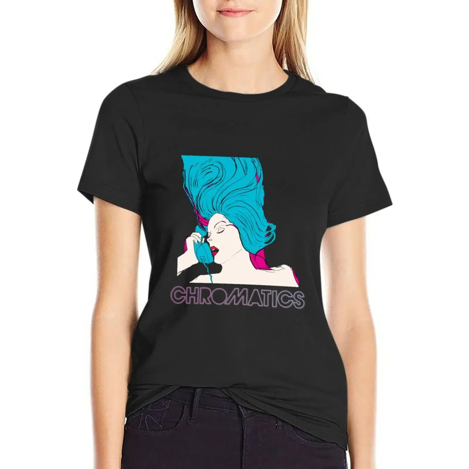 

ChromaticsBand T-Shirt summer tops vintage clothes new edition t shirts for Women