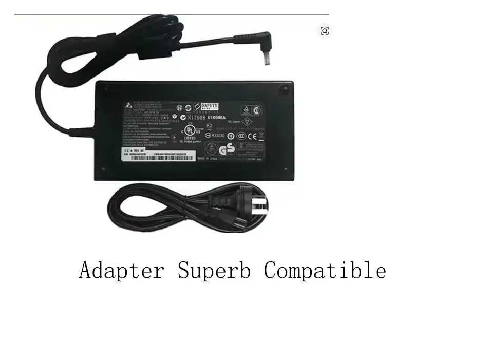 

Power supply adapter laptop charger for MSI Bravo 15 A4DC A4DD A4DDR 17 A4DCR A4DDK A4DDR (MS-16WK) (MS-17FK)