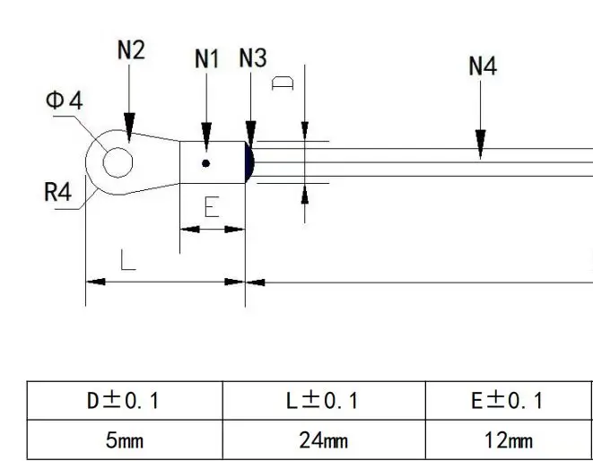 1PC ntc temperature sensor B3950 ntc 10k PH2.0 NTC sensor 1%12CM Hang model M4  Probe ntc10k