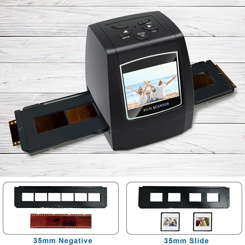 

Digital Film Scanner Mini Digital Film and Slide Scanner - Converts 35mm Film Negatives