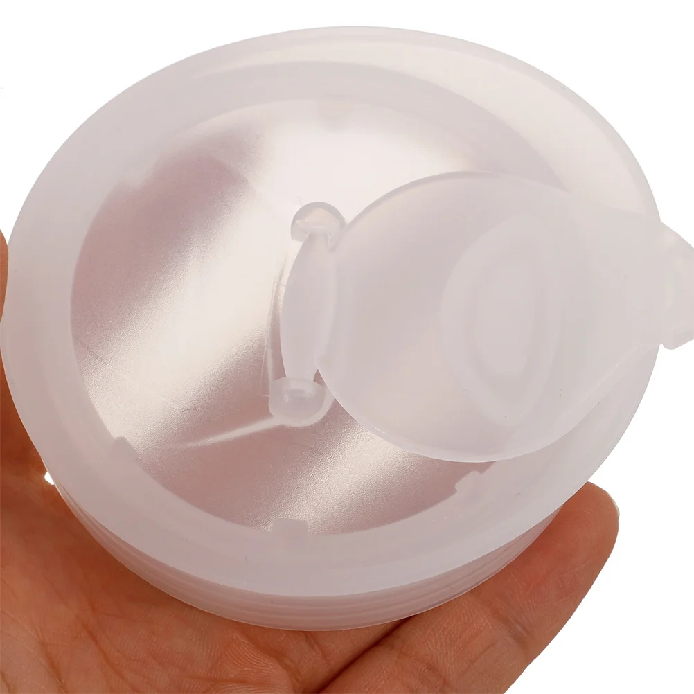 

3Pcs Plastic Water Jug Lids for Home Office Outdoor Use Elegant Design White Carafe Replacement Lid Covers for Water Bottles