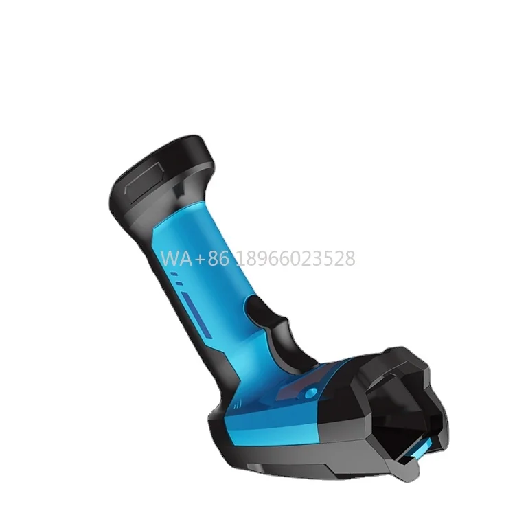 Pemindai Barcode CMOS 2D Nirkabel QR dengan Penerima 2.4G Pembaca Barcode Nirkabel untuk Symbol