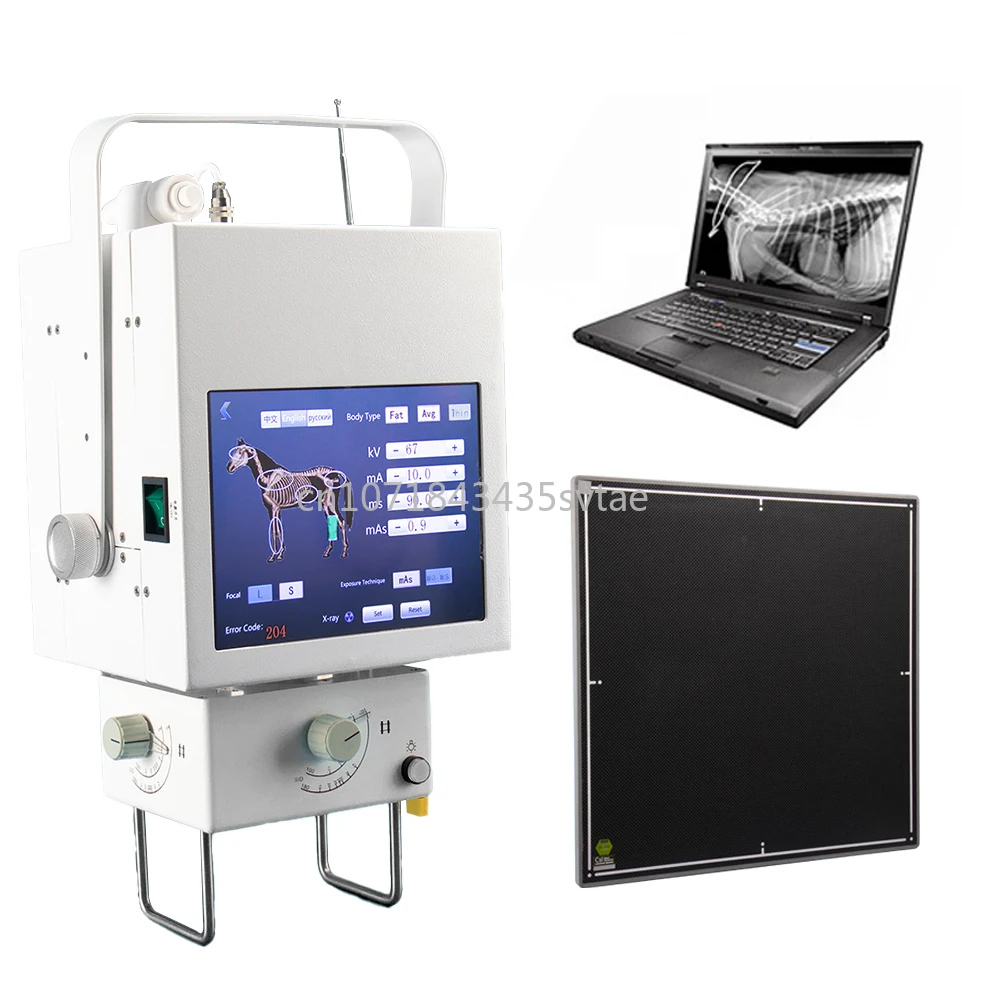 Vet Mobile X-ray Digital Radiography System 5.3kw Portable Medical Dr X Ray Machine Price