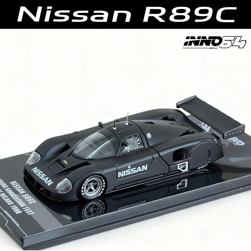 INNO1:64 Nissan R89C 1988 Paul Ricard Schaltung Legierung Kraftfahrzeug Druckguss Modelle Auto Spielzeug Sammlung Jungen Weihnachtsgeschenke