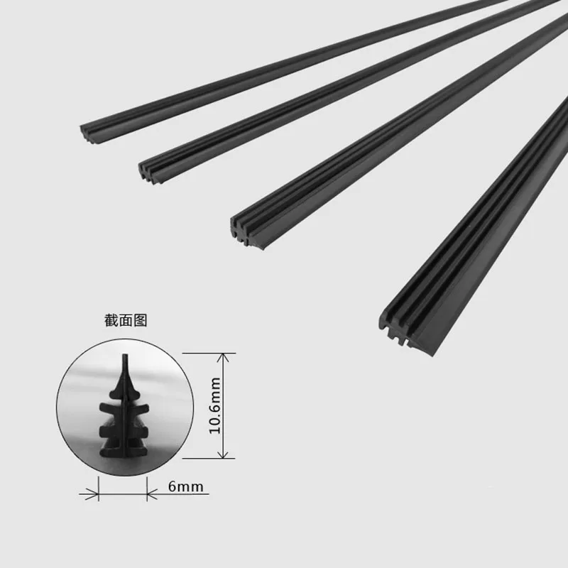 2PC Car Wiper Blade Insert Rubber Strip Refill for Chrysler Sebring Voyager Crossfire PT Cruiser 300C Aspen Pacifica Stadt Land