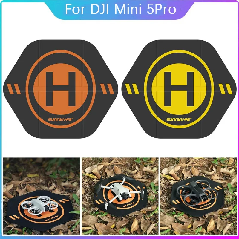 Plateforme d'atterrissage pour drone, imperméable, pliable rapidement, pour DJI Mini 5 4 3 Pro Mini 2/Neo 2/1/ Avata 2/1, avec tablier double face pour Mini 5 Pro