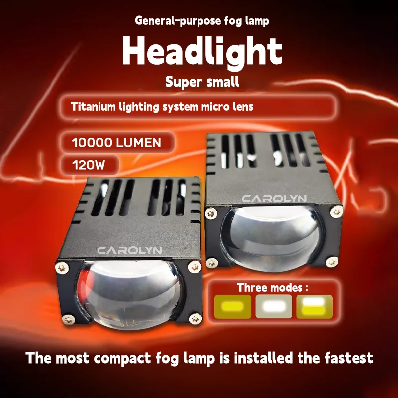 

Carolyn LED Sportlight Dual Beam Bi-Led Проектор Гриль-светильники для автомобилей Offroad Super Slim 24 В 12 В