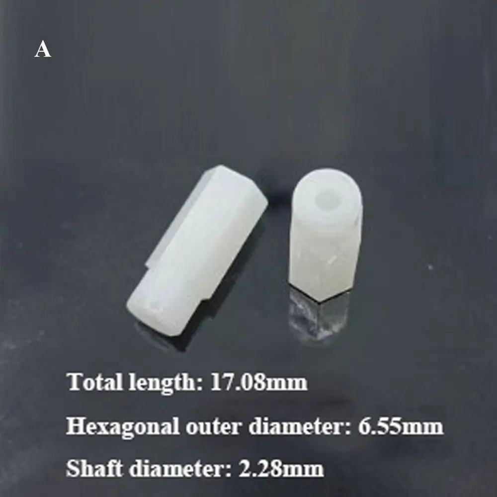 

10 Styles Remote Control Car Sleeve White DIY Accessories Stunt Off-road Vehicle Model Car Parts Wheel Axle Hexagonal Sleeve