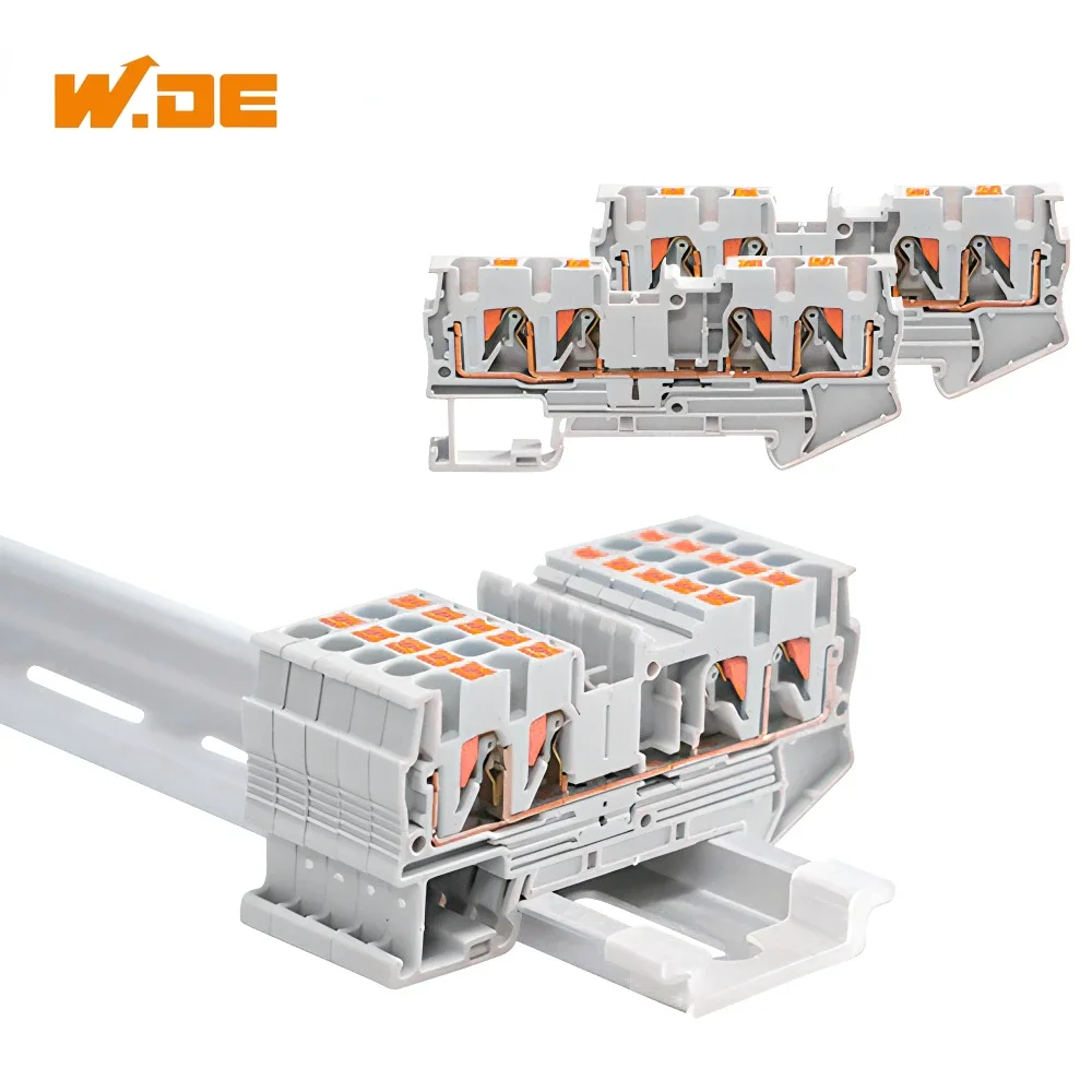 10Pcs Din Rail Term… - image