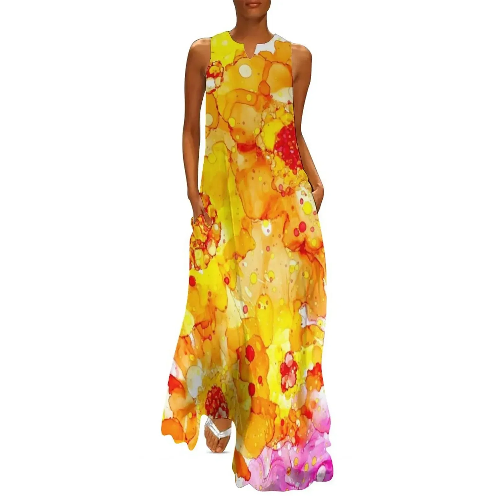 

Spring Bouquet Long Dress women's luxury party dress luxury dress summer dresses long dresses for women