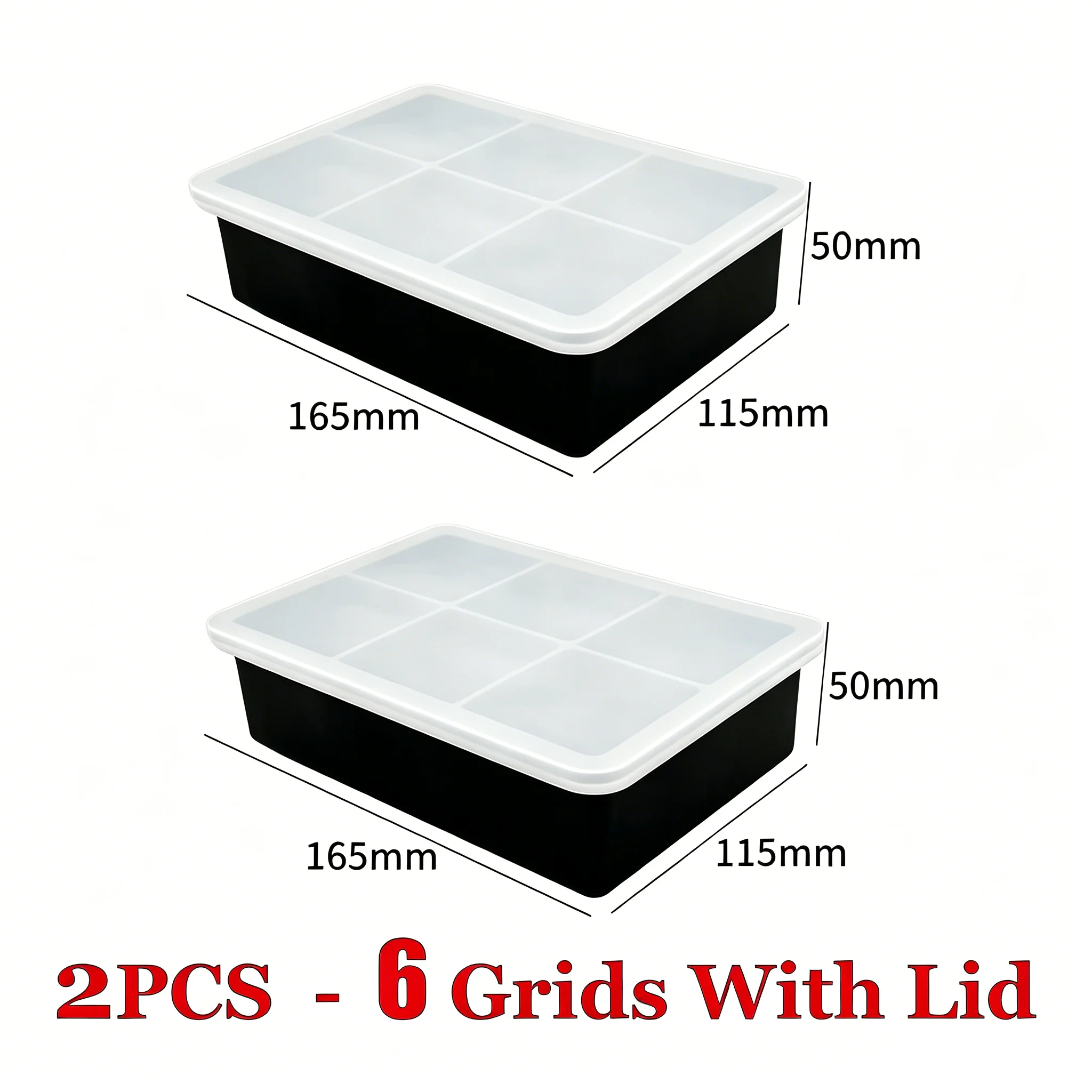 6G with lid 2pcs