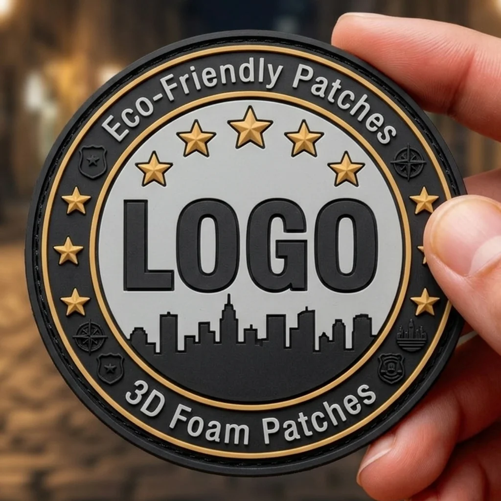 Patchs en caoutchouc 3D gaufrés en PVC faits main, personnalisés avec logo, de haute qualité, à forte demande, à coudre ou thermocollants, souples, pour vêtements et articles ménagers