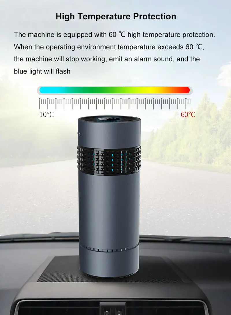 Activated Oxygen Air Purifier Ozone Generator deodorization formaldehyde Removal Air Purification in Cars Home Gift  Non Filter