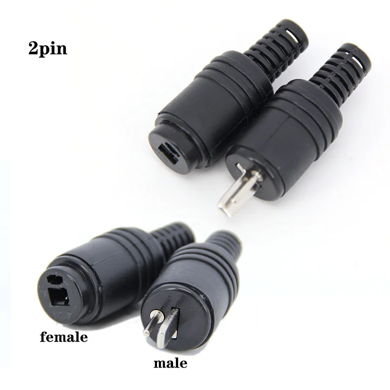 mini 2Pin Din Socket Speaker for HiFi Power socket Connector Signal Plug Screw Terminals male female Audio cable q1
