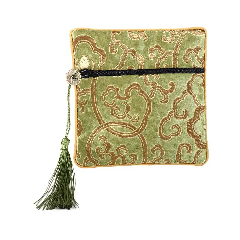 

Bag Zipper Bag Jewelry Packaging Small Pouch Chinese Style Coin Purse Brocade Pouch Jewelry Storage Bag Silk Jewelry Organizer