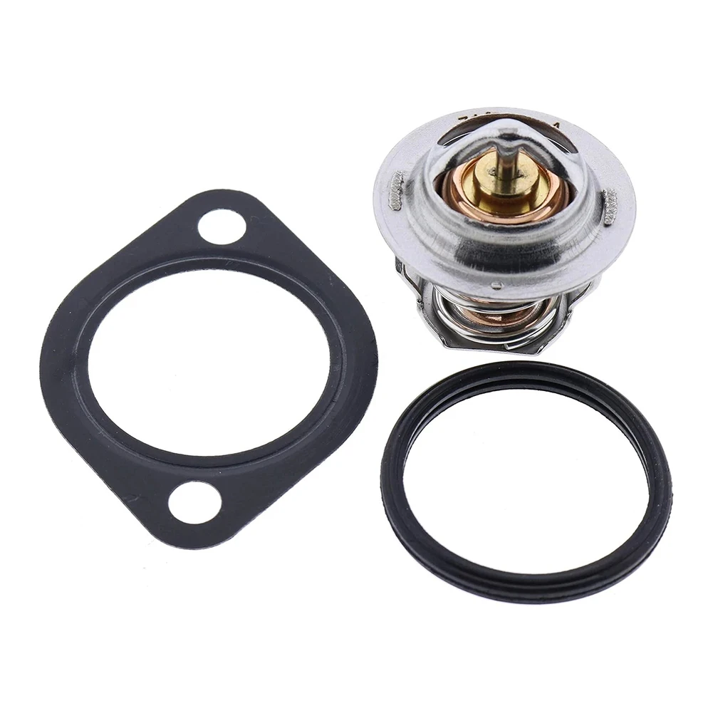 6653948 Thermostat with Paper Gasket and Rubber O Ring for Bobcat 553 753 763 773 7753 S160 S175 S185 T190 Parts