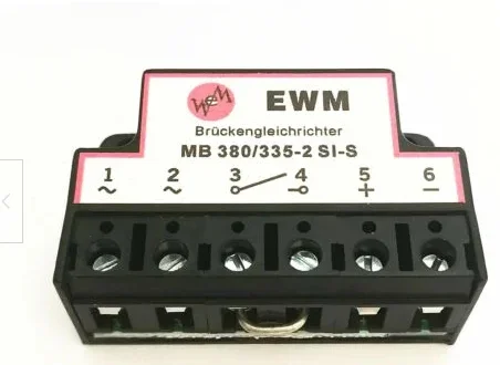 

Ewm mb380/335-2 Si-S motor brake rectifier