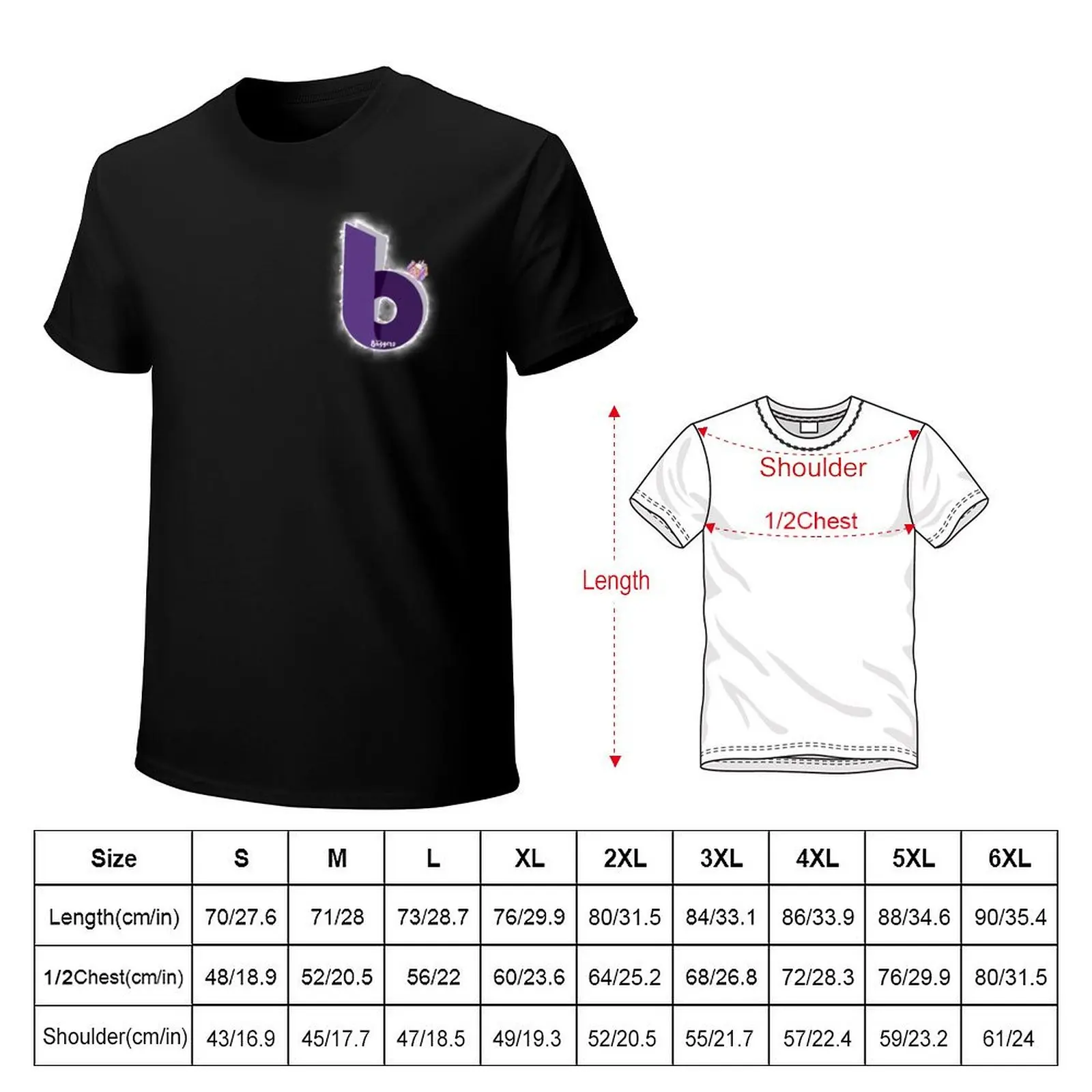 Baggers 'B' IzzyHype Logo T-Shirt Basic Regular Fit Casual T-Shirt