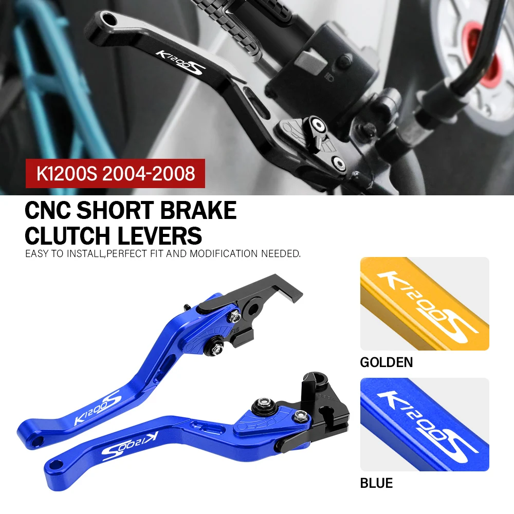 

For BMW K1200S K 1200S 2004 2005 2006 2007 2008 Motorcycle CNC Adjustable Brake Clutch Levers Handle Accessories