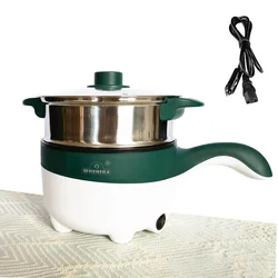 Frigideira de cozinha elétrica multifuncional com flâmula para sopa, mini carro, caminhão, antiaderente, frite, ensopado, cozinheiro, panela quente, 2L, 12 V, 24V, 180W