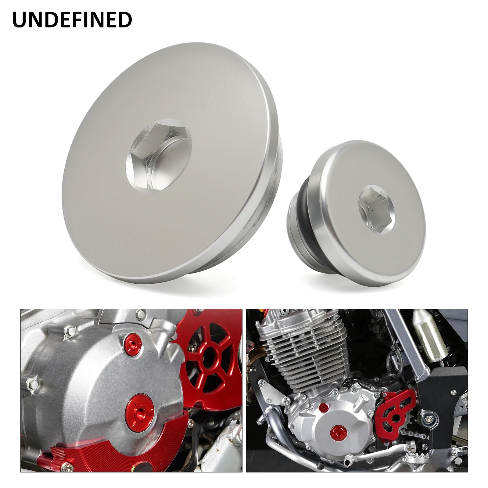 Motorcycle Engine Crankcase Cover Plugs Accessories for Honda CRF150R CRF230F CRF250R CRF1000L CRF250R CRF450X CRF450R TRX400EX