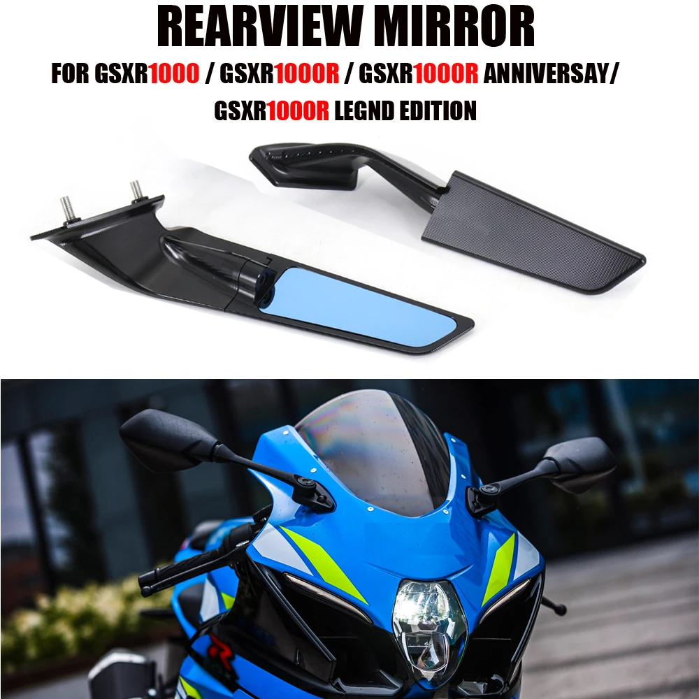 

2021 2020 New Mirrors Wind Wing Adjustable Rotating Rearview Mirror For Suzuki GSX-R GSXR 1000 R Anniversay / Legend Edition